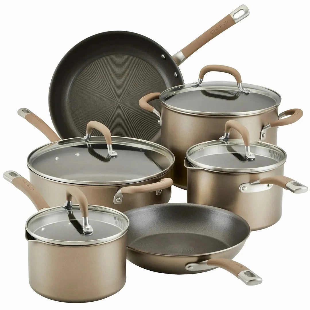 10 Piece Premier Professional Nonstick Cookware Set