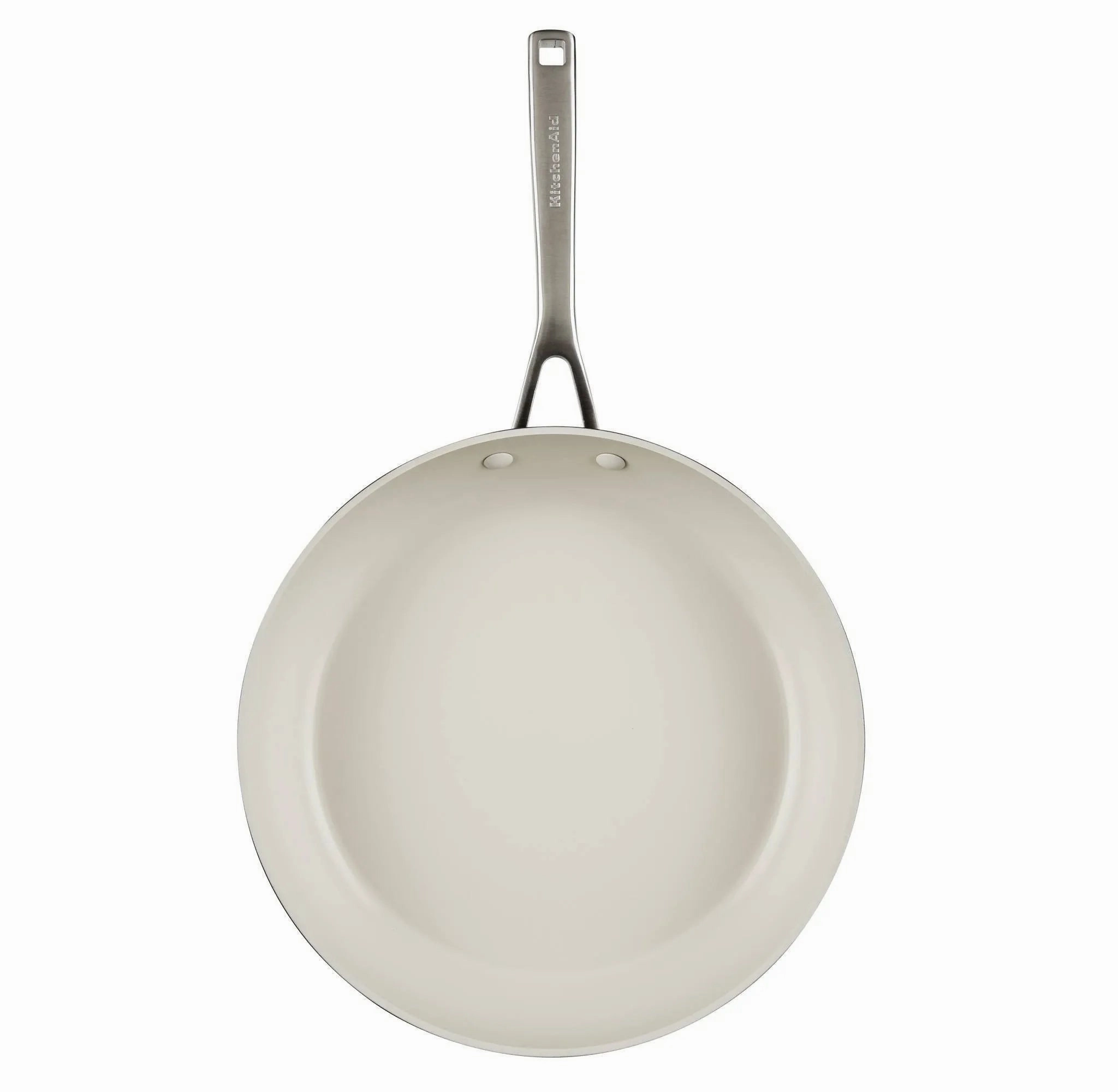 12.25" Hard Anodized Ceramic Nonstick Frying Pan Matte Black (See Description)