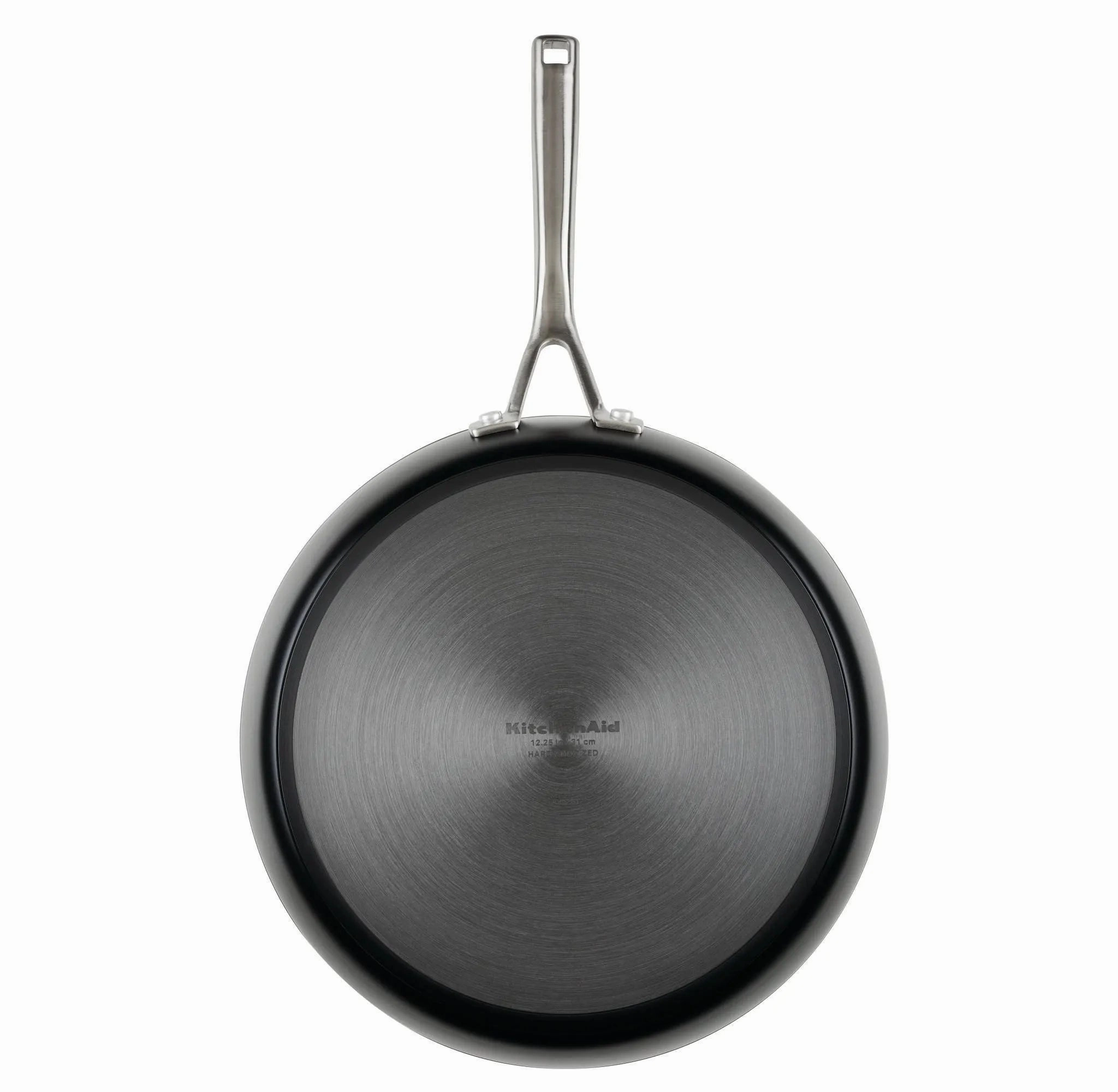 12.25" Hard Anodized Ceramic Nonstick Frying Pan Matte Black (See Description)