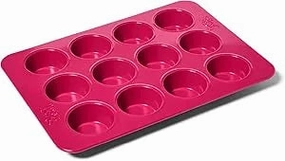 12-count Muffin Pan - Raspberry