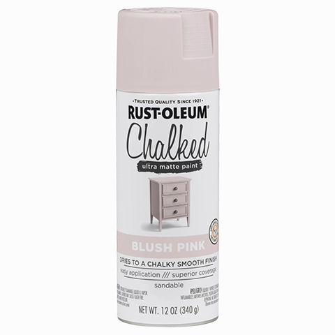 12 OZ Chalked Paint Ultra Matte Spray Paint - Blush Pink