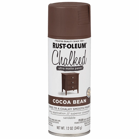 12 OZ Chalked Paint Ultra Matte Spray Paint - Cocoa Bean