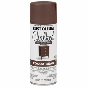 12 OZ Chalked Paint Ultra Matte Spray Paint - Cocoa Bean