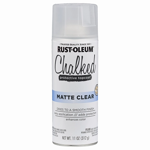 12 OZ Chalked Paint Ultra Matte Spray Paint - Matte Clear