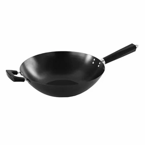 14" Nonstick Carbon Steel Coated Wok with Bakelite Handle