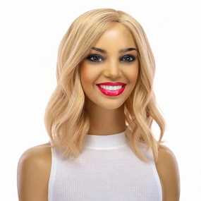 16" Princess Silk Top Wig Golden Blonde w/ No Rooting