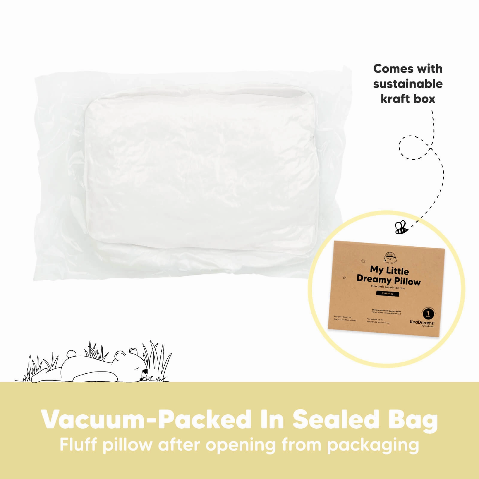 1-Pack Toddler Pillow