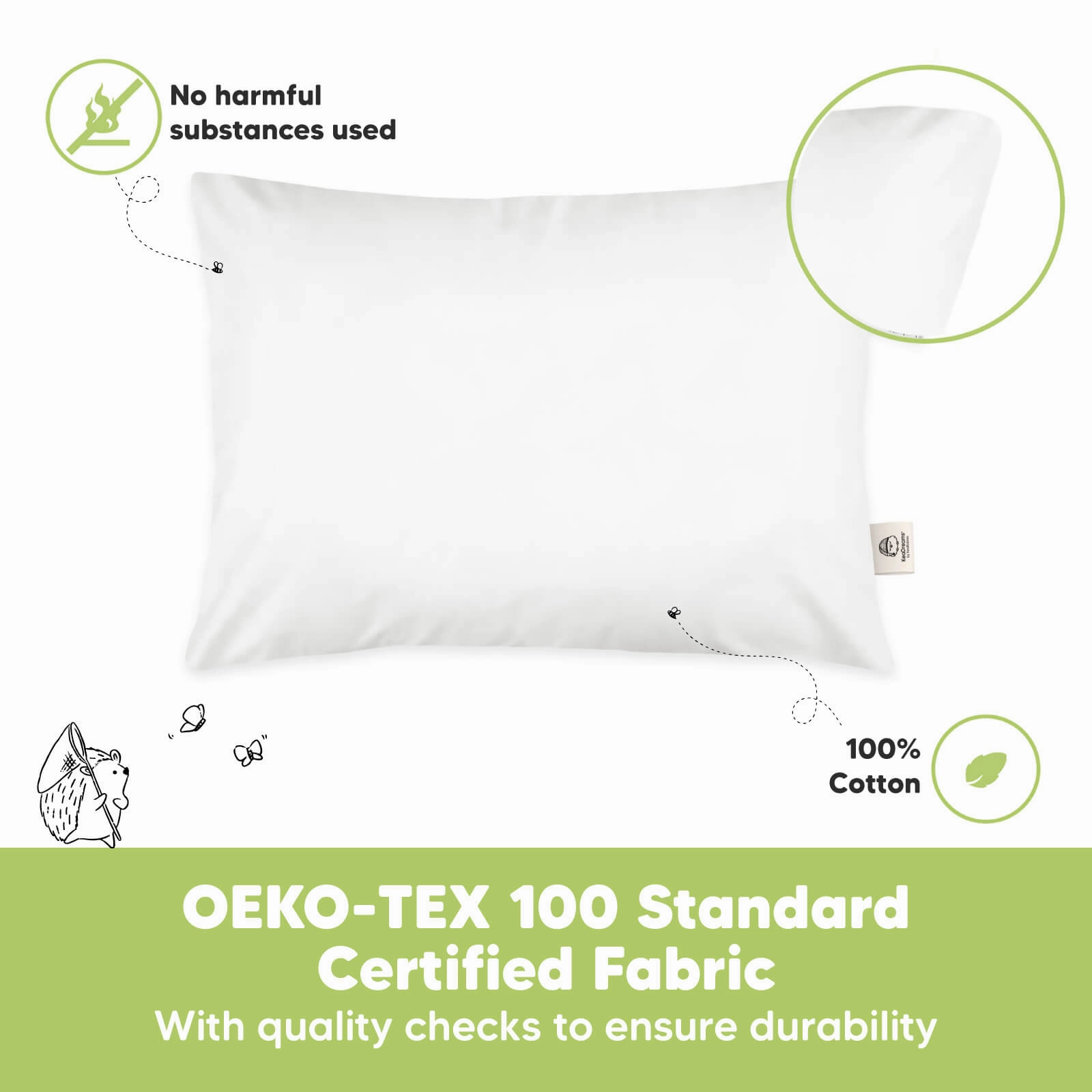 1-Pack Toddler Pillow