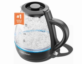1L Rapid-Boil Kettle with Automatic Shutoff