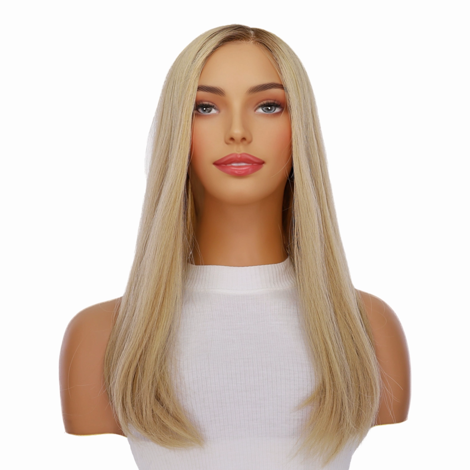 20" Princess Silk Top Wig Golden Blonde