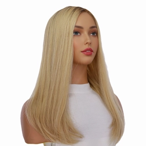 20" Princess Silk Top Wig Golden Blonde