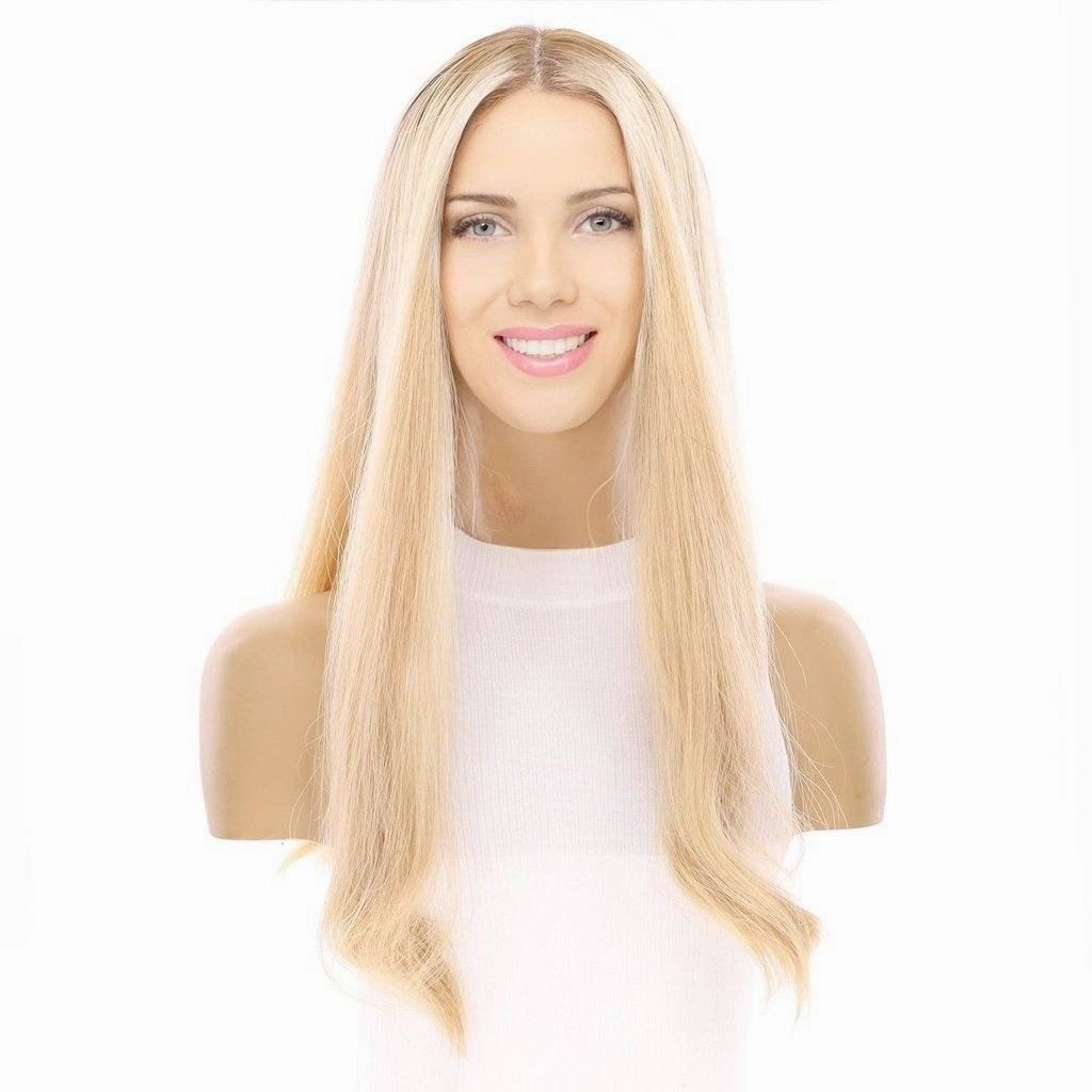 22" Princess Silk Top Wig Golden Blonde