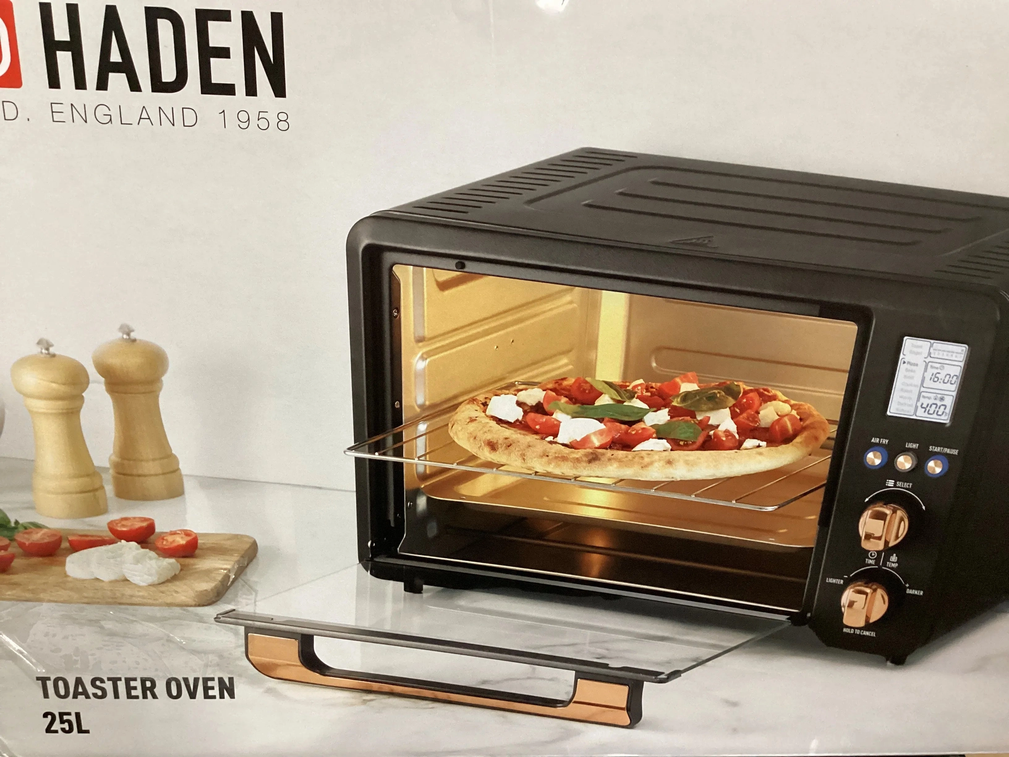 25L Toaster Oven with Air Fry Function