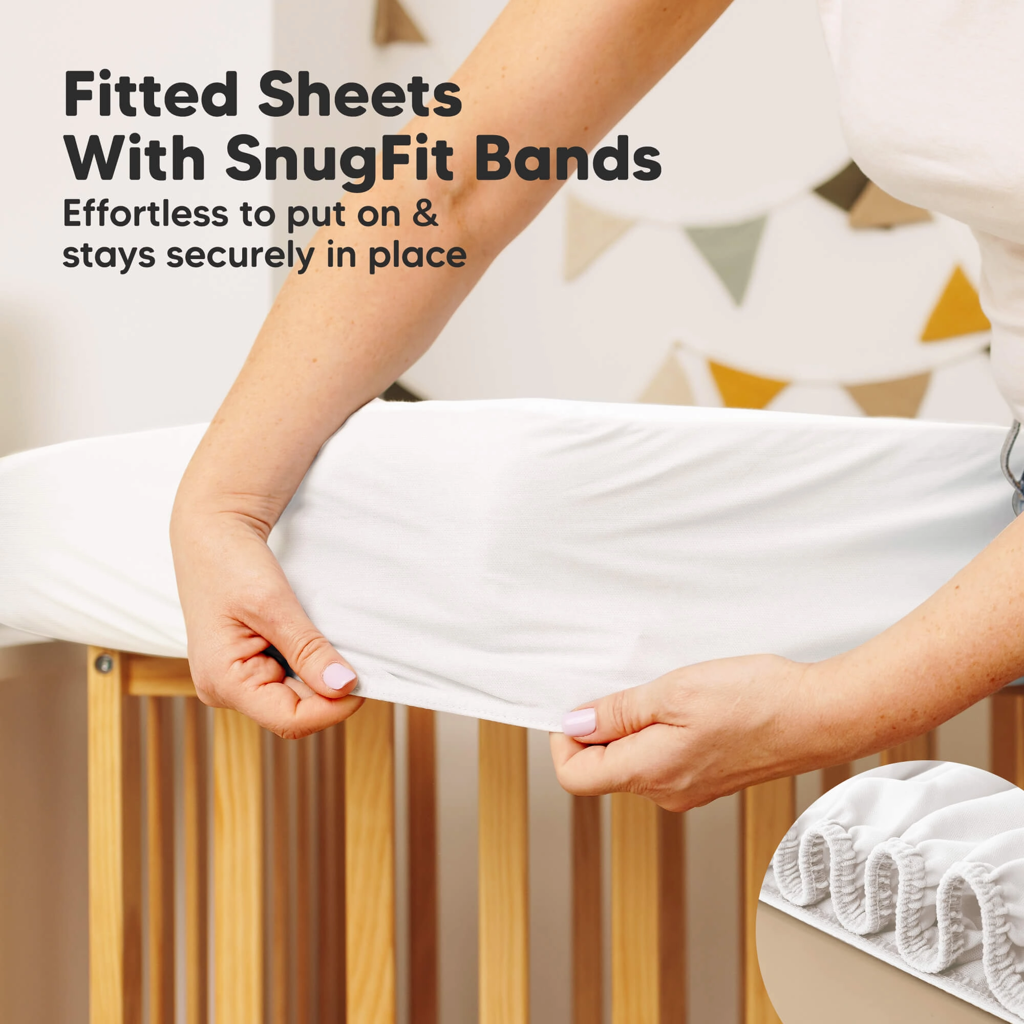 2-Pack Mavy Protect  Waterproof Crib Mattress Protector