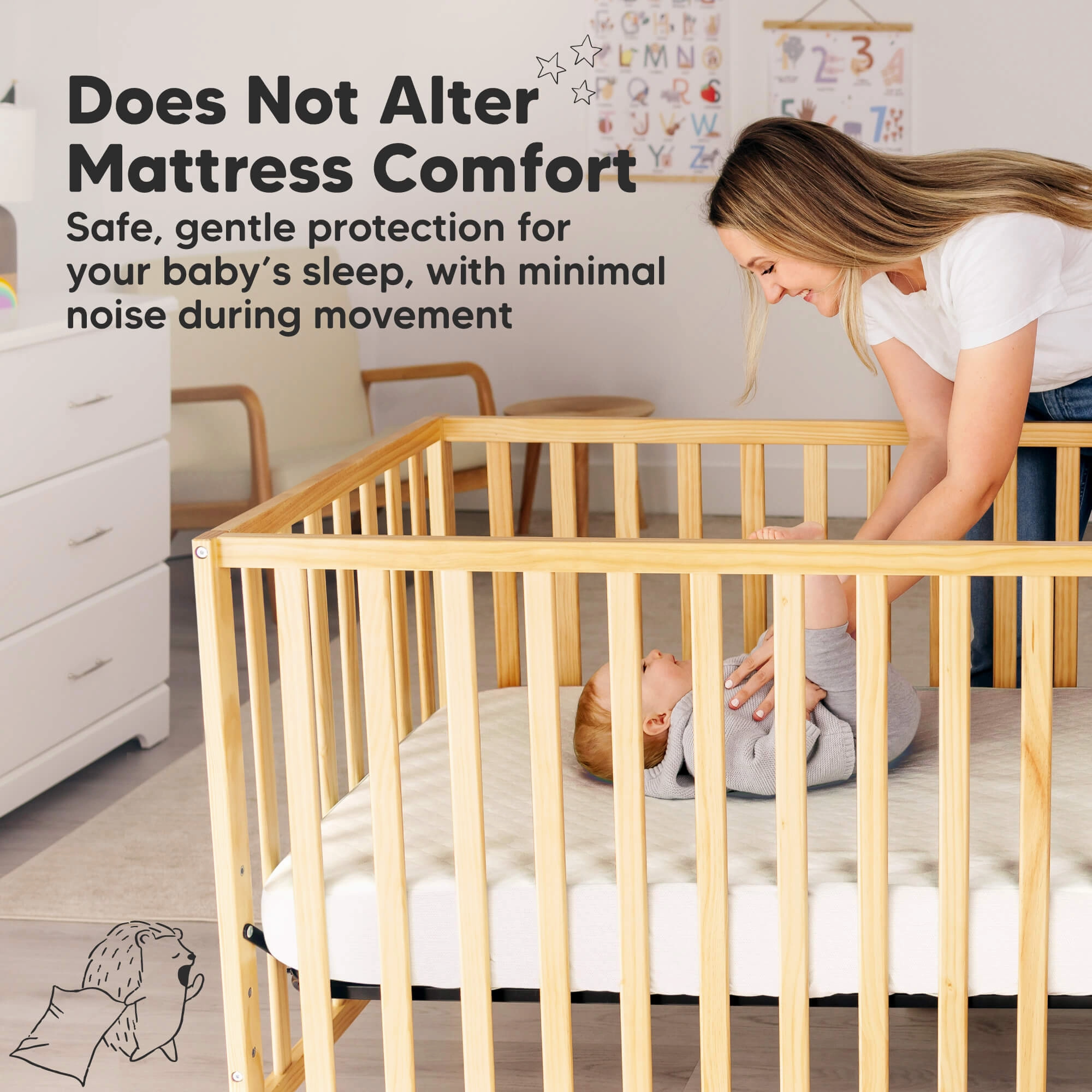 2-Pack Mavy Protect  Waterproof Crib Mattress Protector