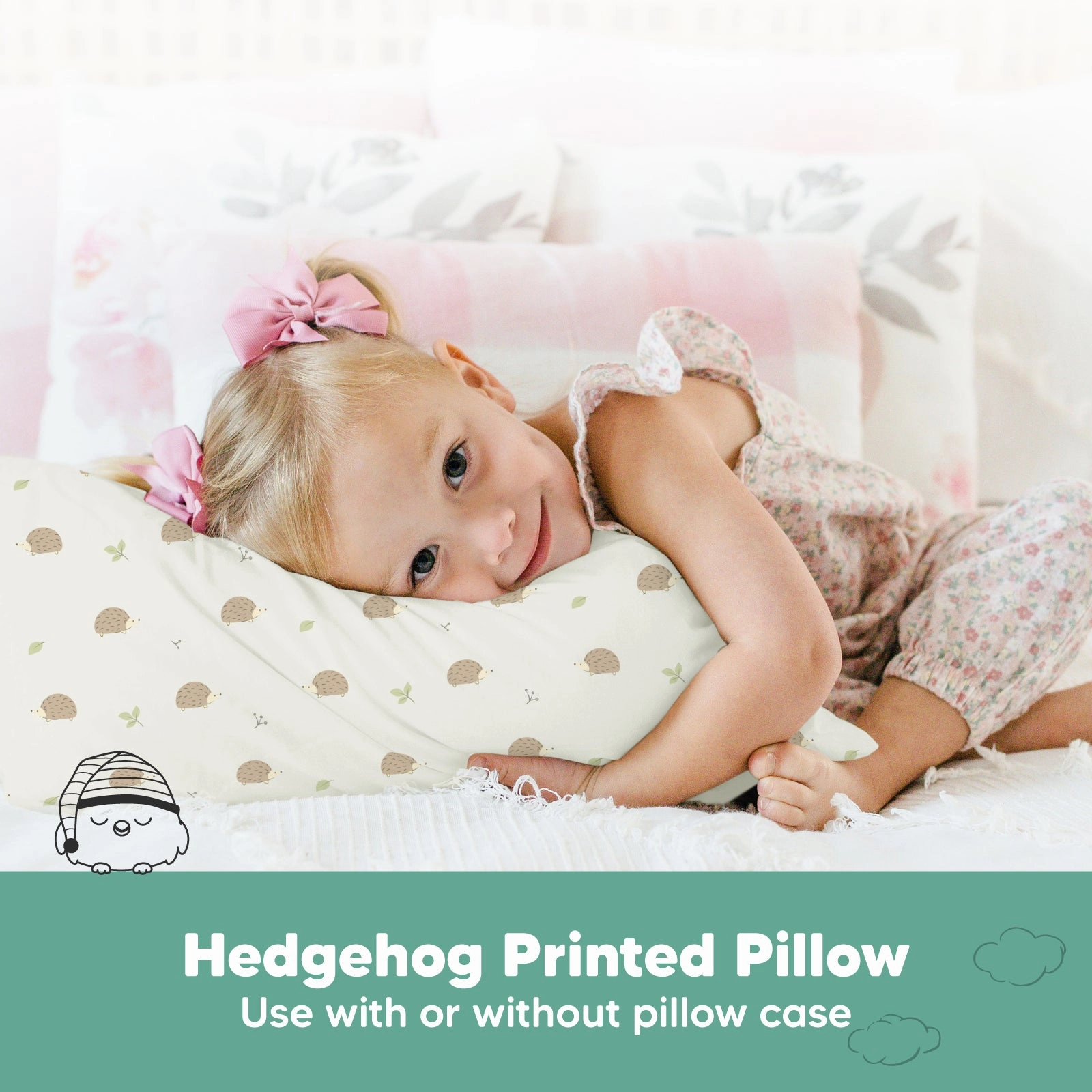 2-Pack Toddler Pillows (Nibbles/Bruce)