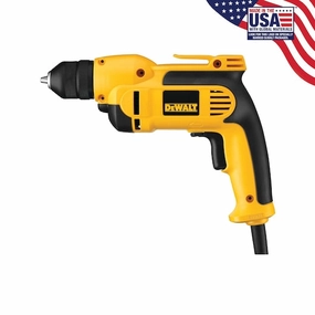 3/8 (10mm) Corded VSR Pistol Grip Drill with Keyless Chuck (Tool Only)