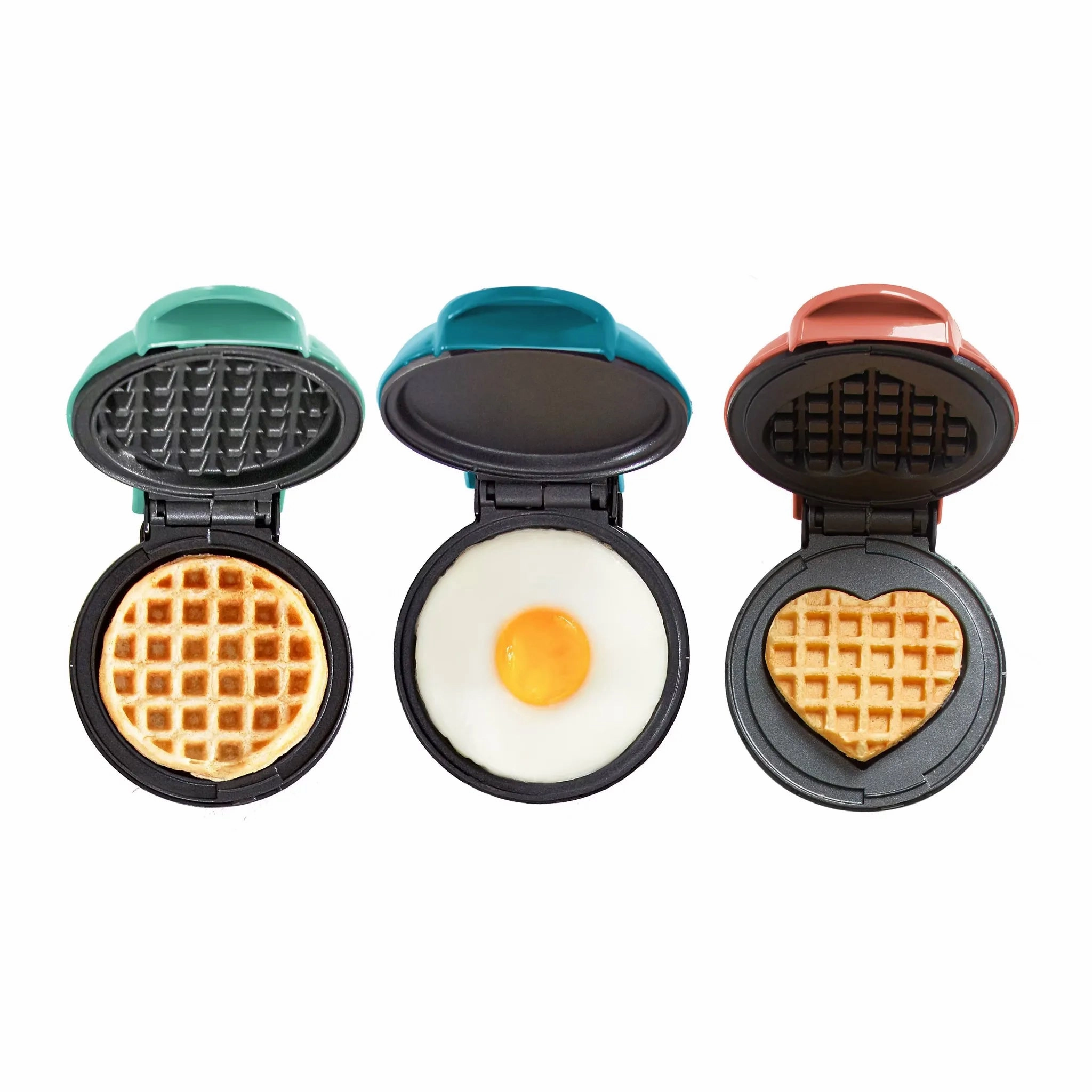 3 Piece Mini Set- Griddle, Waffle Maker, and Heart Waffle Maker