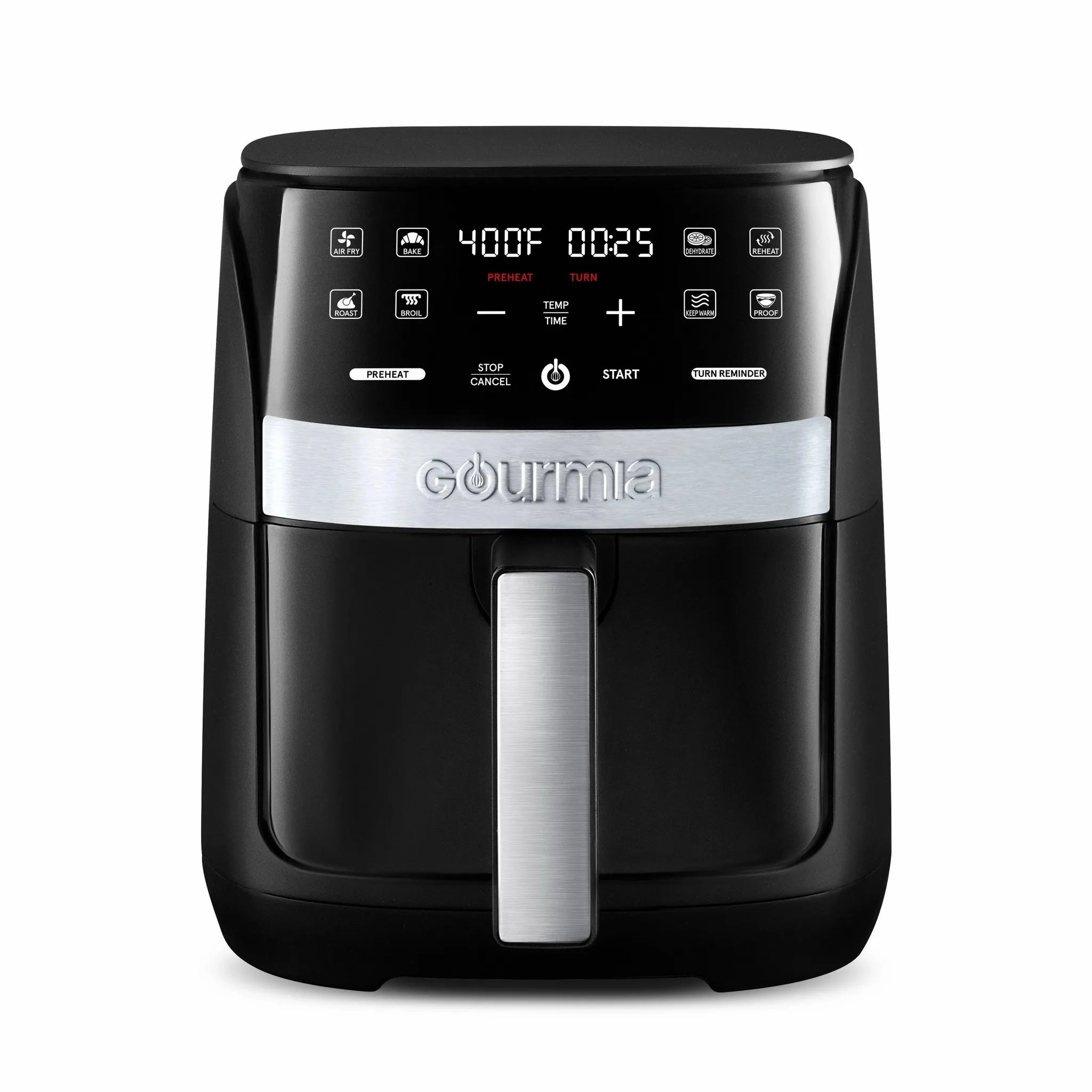 3qt Digital Air Fryer with 8 Presets & Guided Cooking