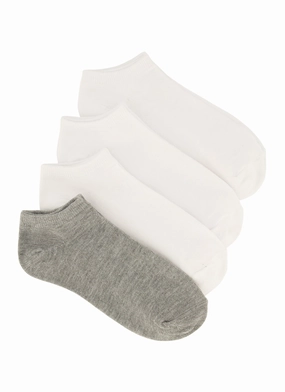 4 Pack Solid Socks
