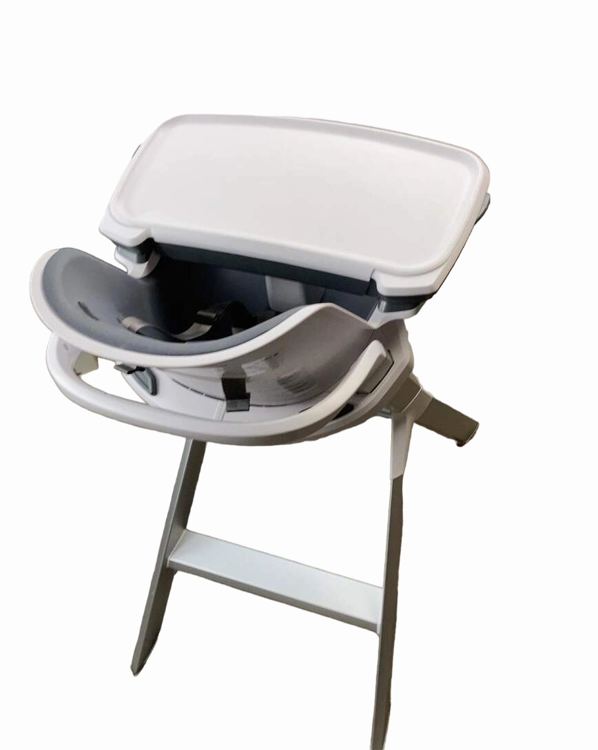 4moms High Chair, White and Grey