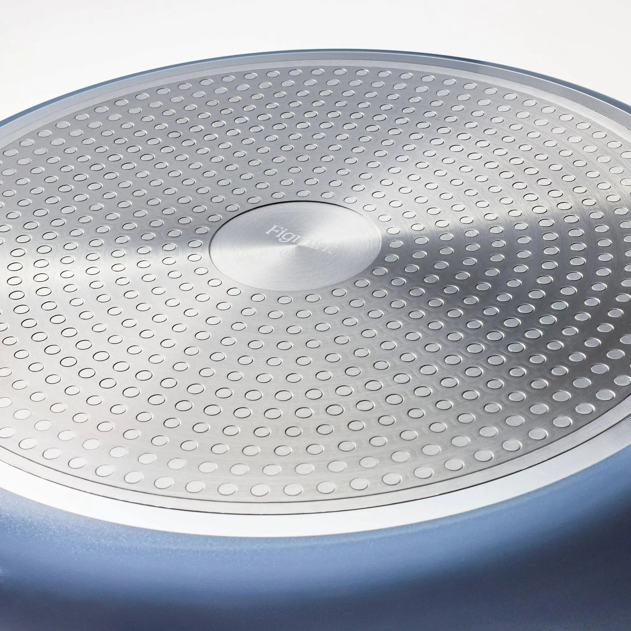 5qt Nonstick Ceramic Coated Aluminum Saute Pan Blue - ™™