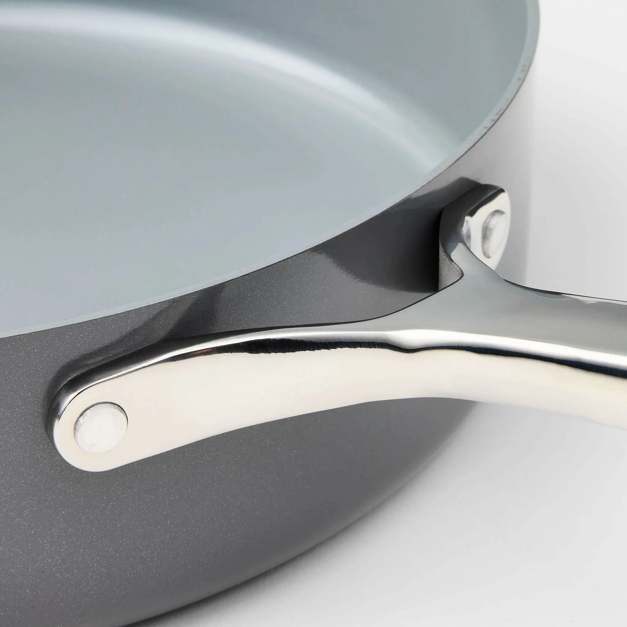 5qt Nonstick Ceramic Coated Aluminum Saute Pan Dark Gray - ™ (See Description)
