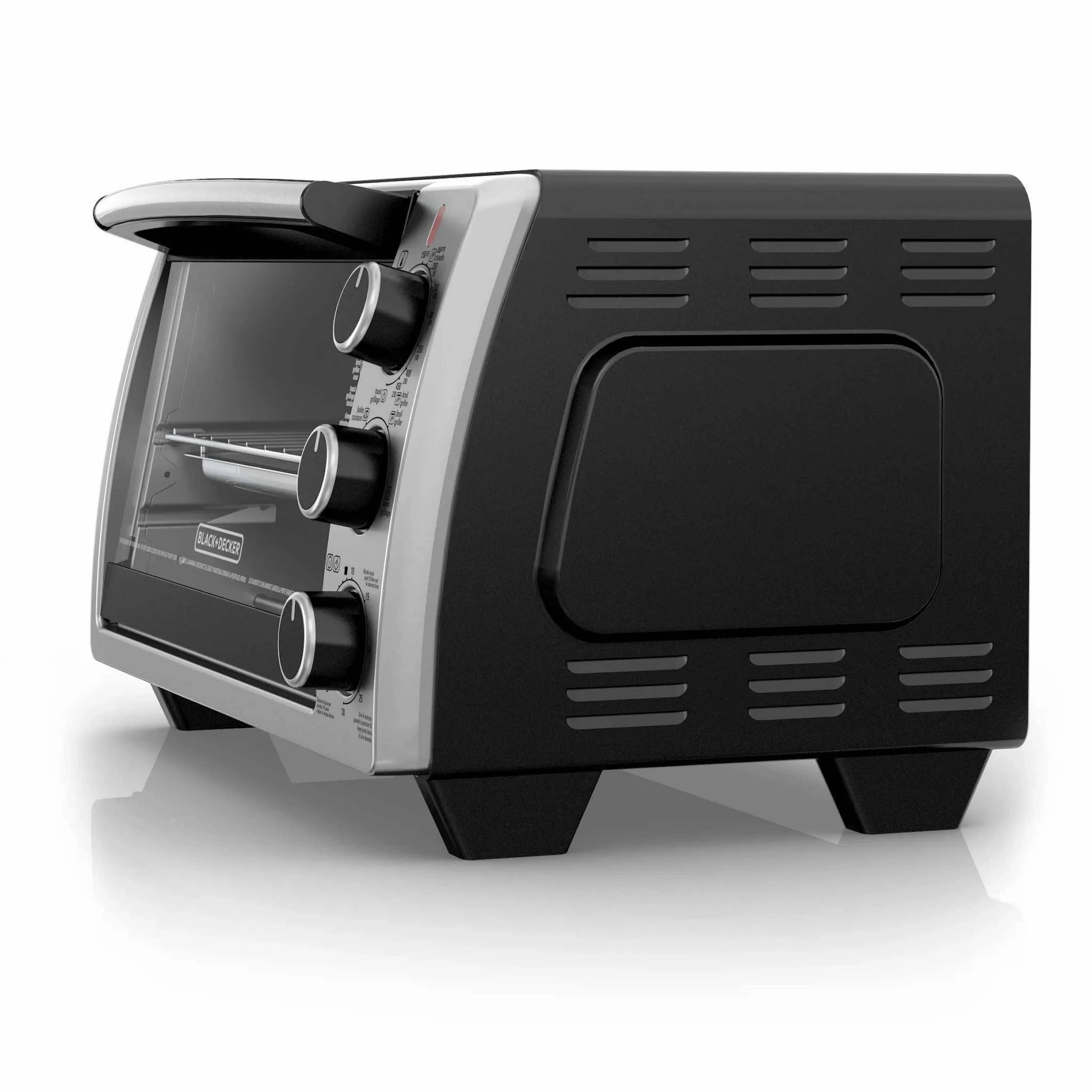 6 Slice Toaster Oven - Black