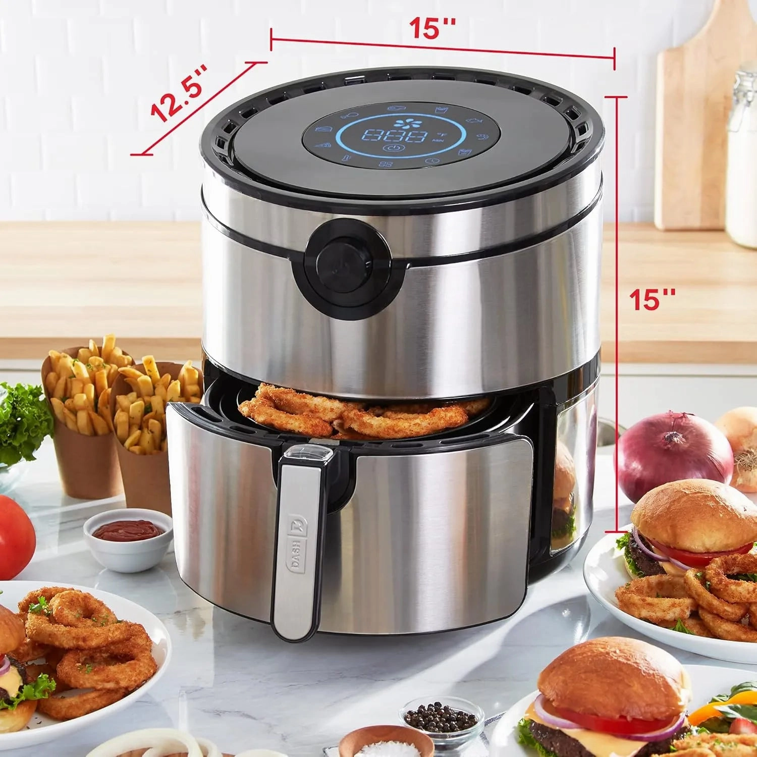 6qt Stainless Steel Aircrisp Pro Digital Air Fryer