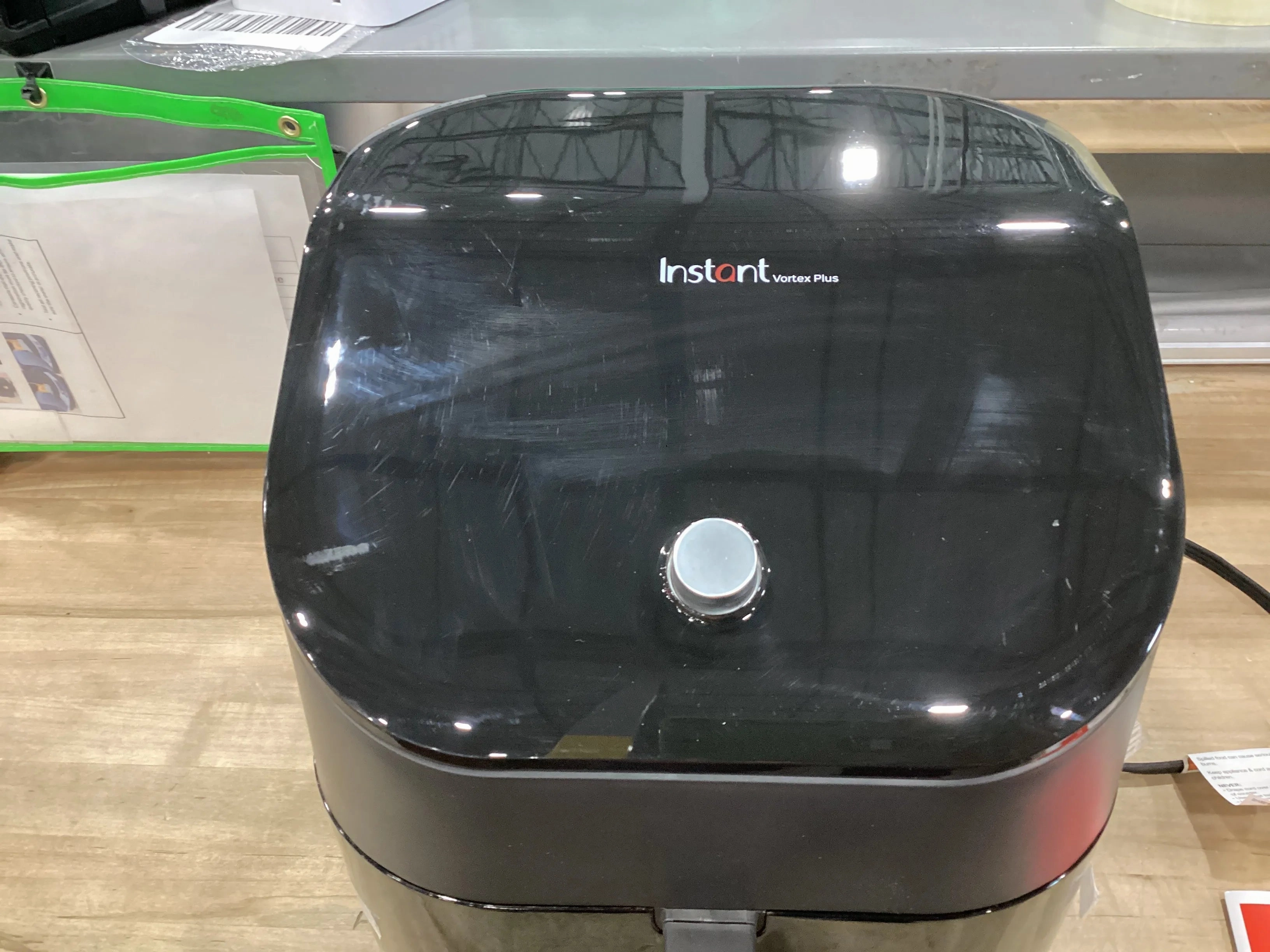 6qt Vortex Plus Air Fryer with Clear Cook - Black