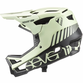 7 iDP Project 23 Fiberglass Full Face Helmet - Glacier Green-Black