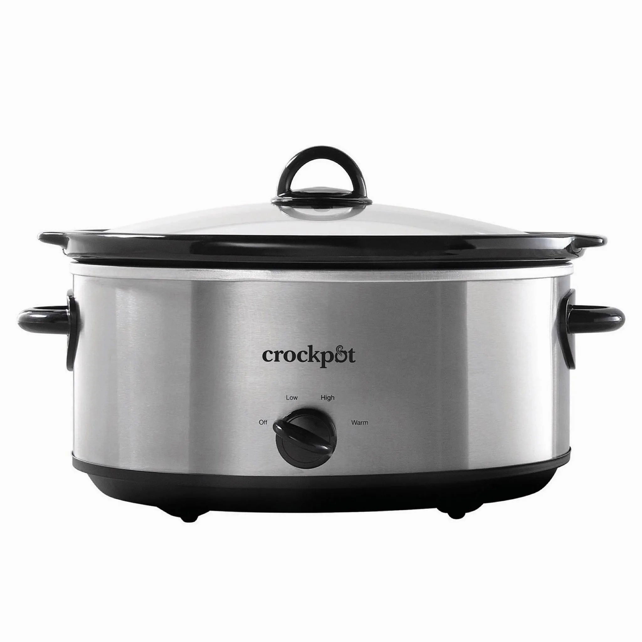 7qt Manual Slow Cooker - Stainless Steel