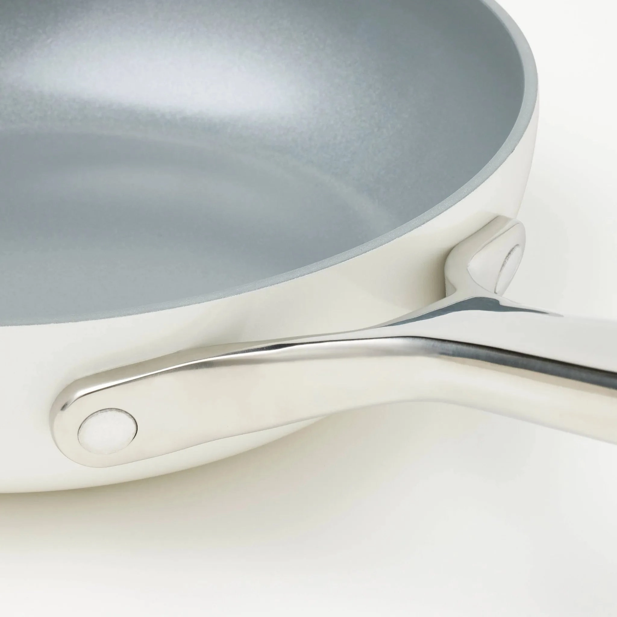 8" Ceramic Nonstick Frypan Cream (See Description)