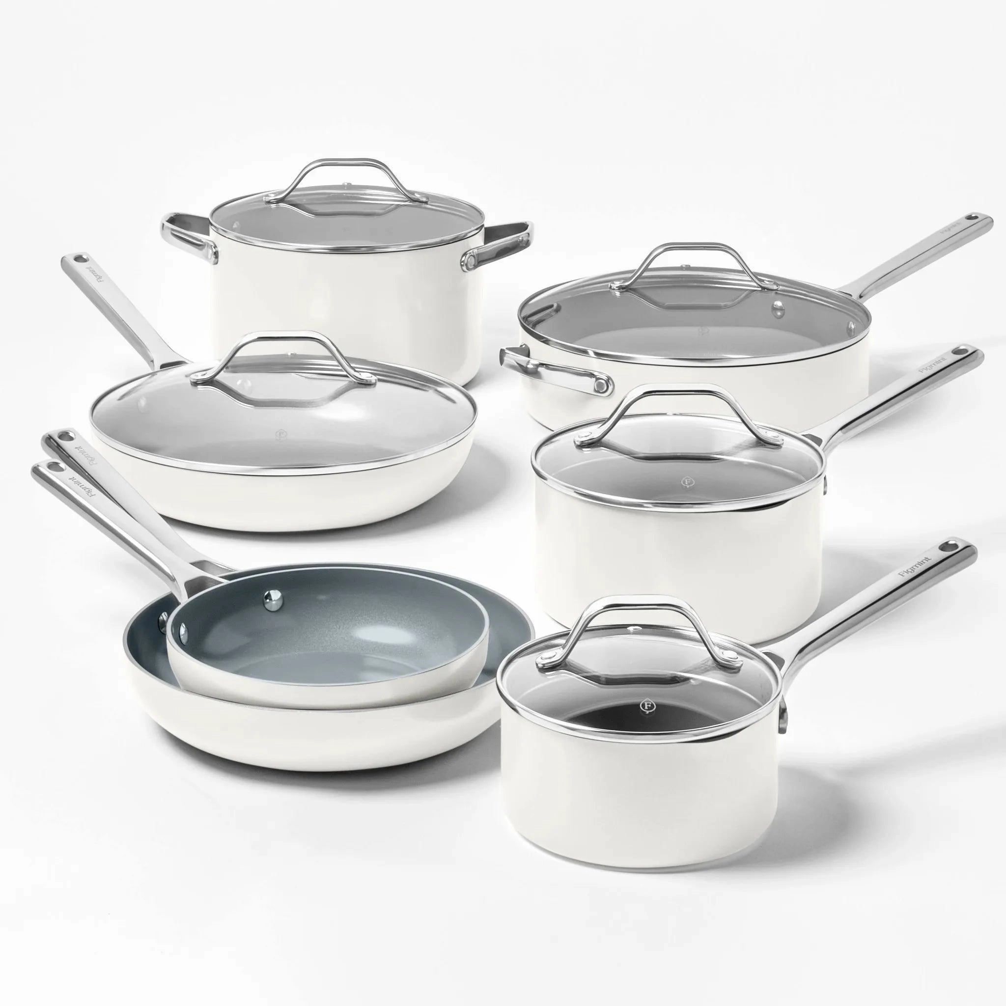 8" Ceramic Nonstick Frypan Cream (See Description)