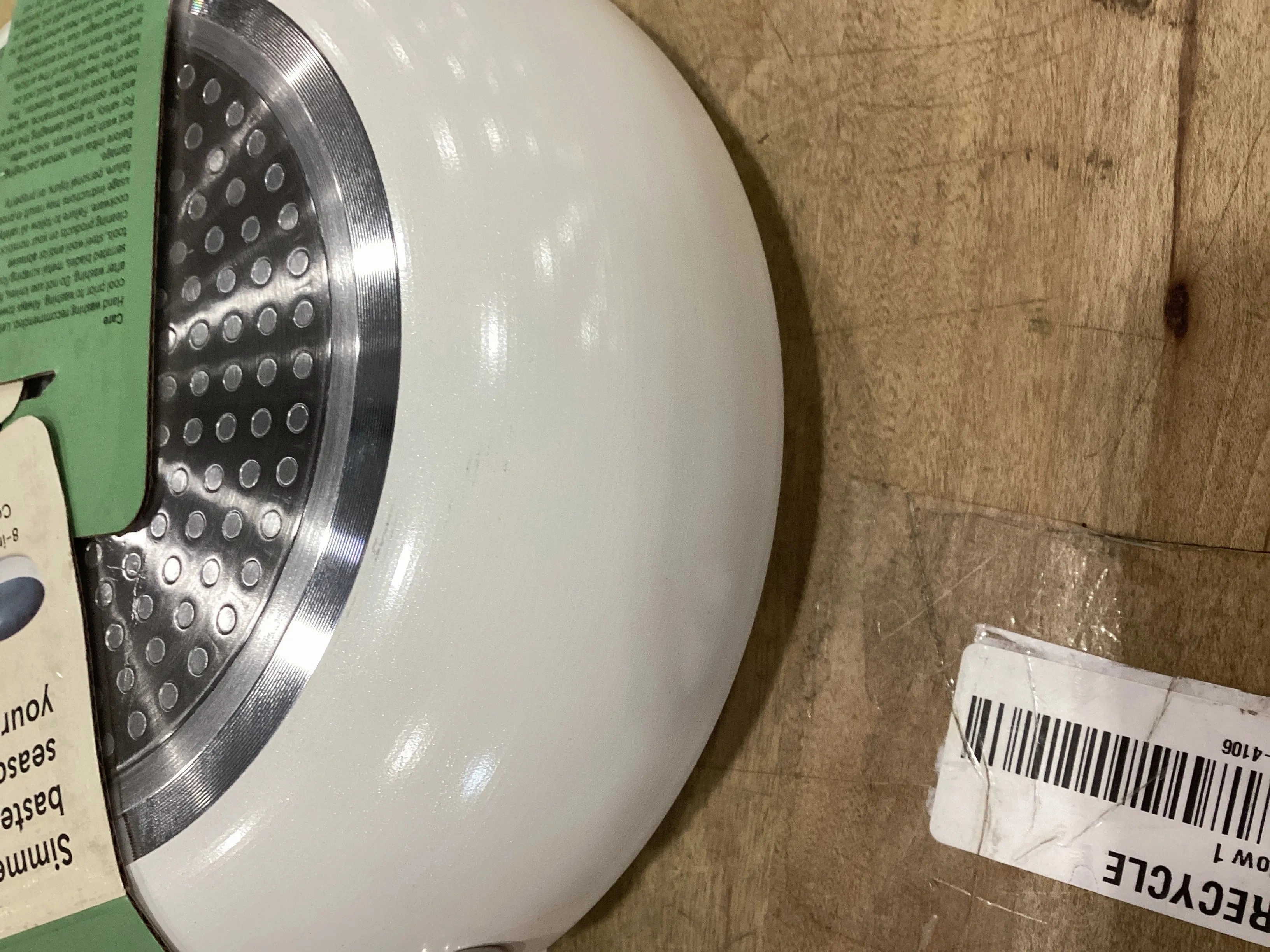 8" Ceramic Nonstick Frypan Cream (See Description)