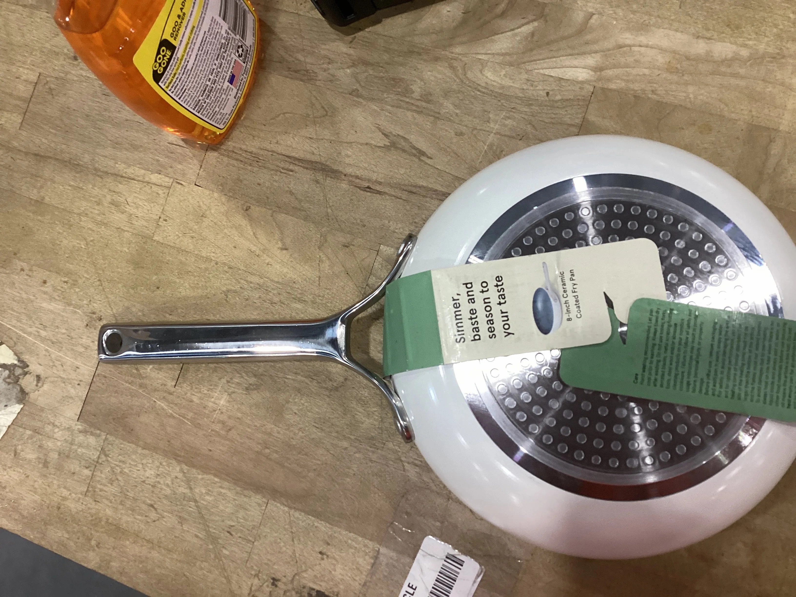 8" Ceramic Nonstick Frypan Cream (See Description)