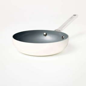 8" Ceramic Nonstick Frypan Cream (See Description)
