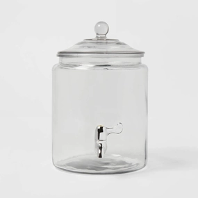 8qt Glass Beverage Dispenser