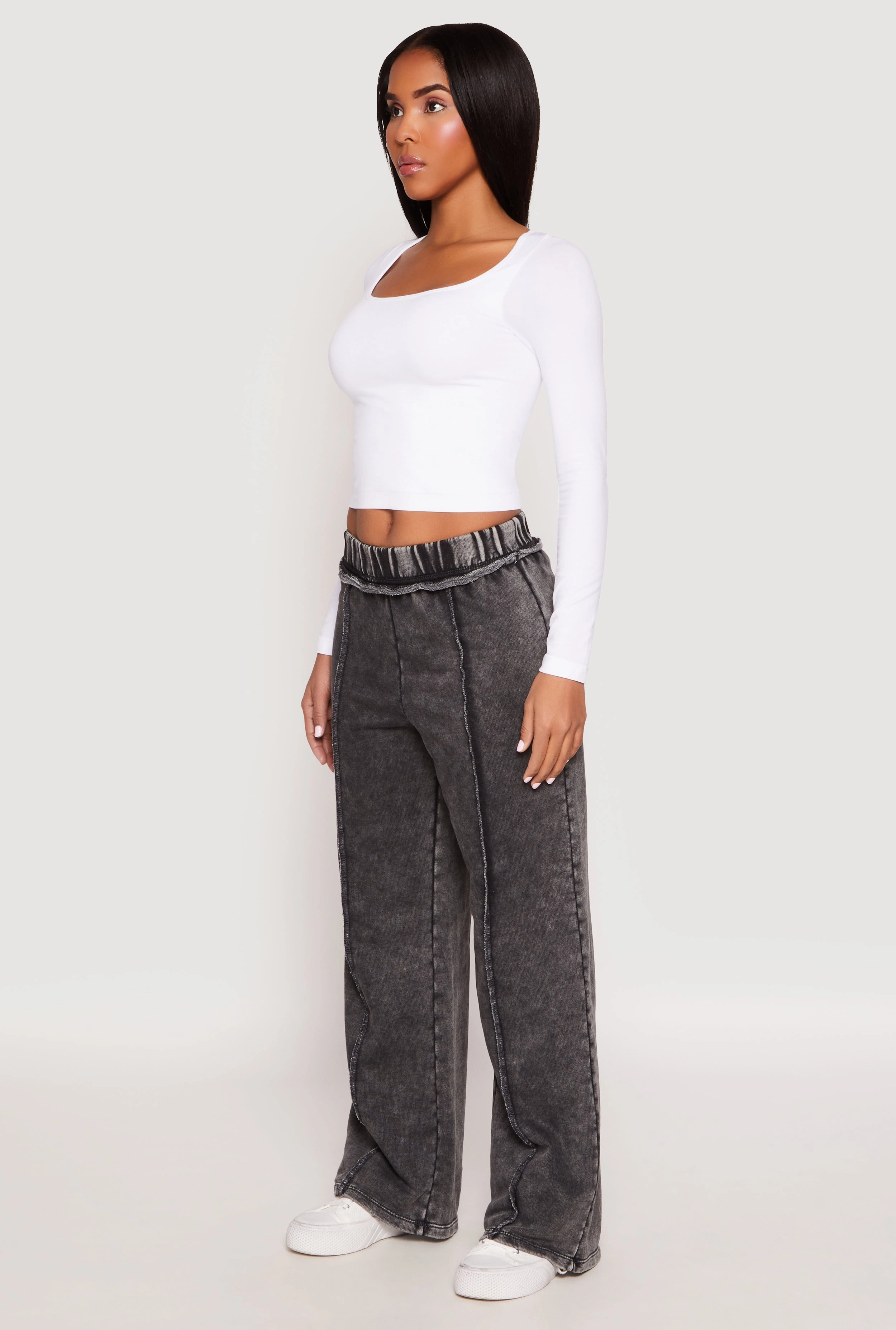 Acid Wash French Terry Sweatpants