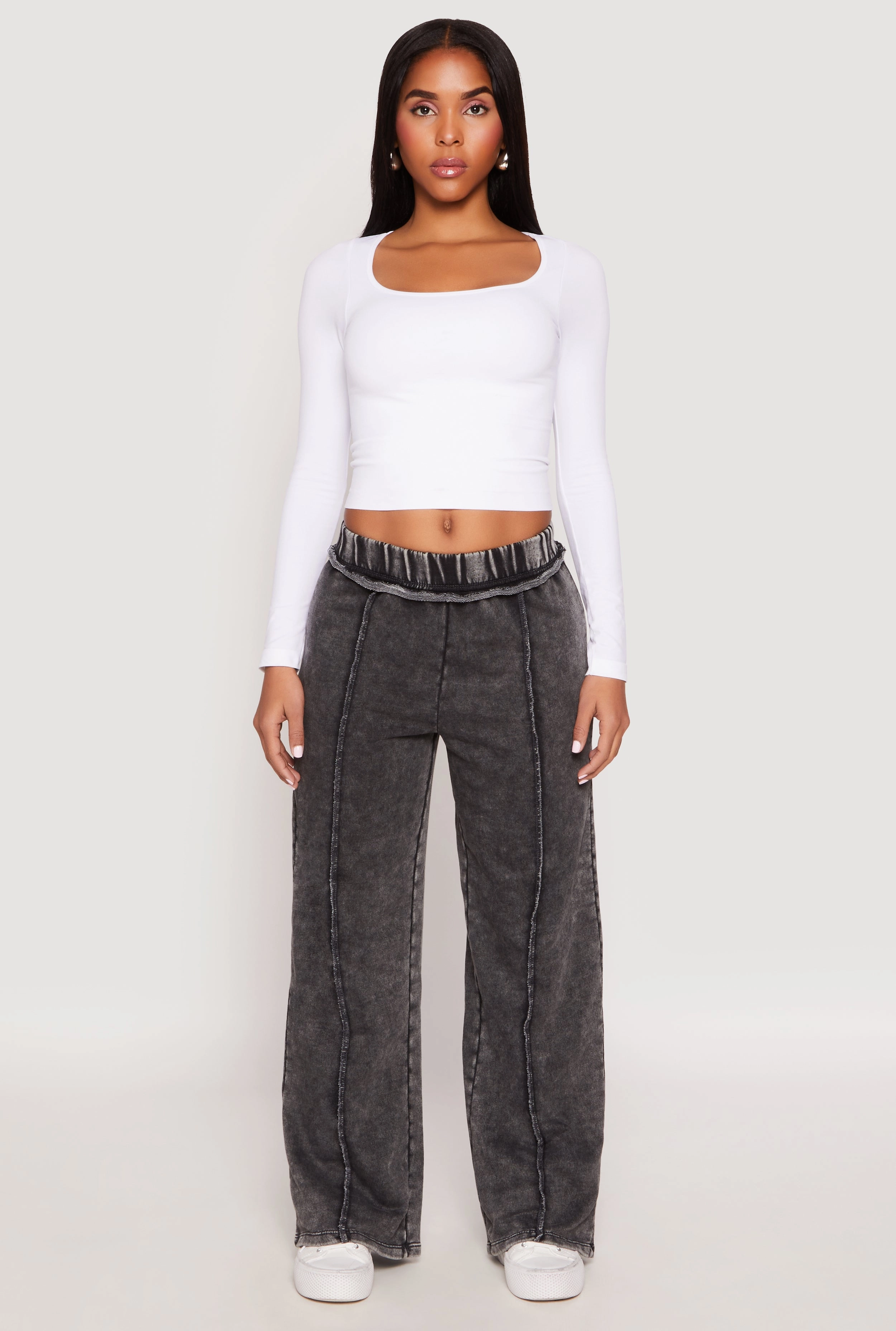 Acid Wash French Terry Sweatpants