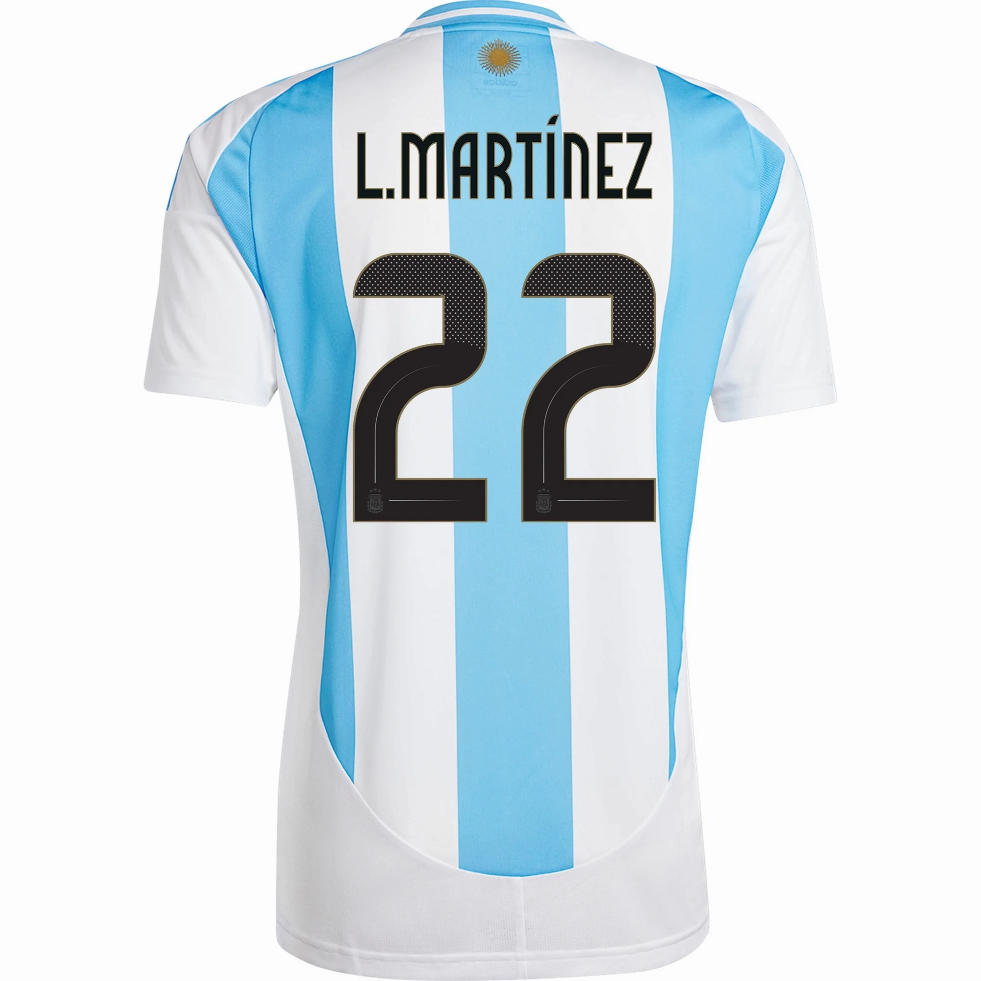 adidas Argentina Lautaro Martinez Home Jersey 24/25 (White/Blue Burst)