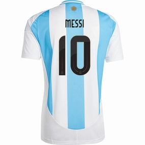 adidas Argentina Lionel Messi Home Jersey 24/25 (White/Blue Burst)