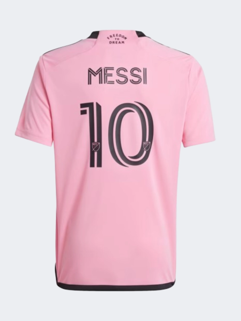 Adidas Inter Miami Cf Home Kids-Unisex Football T-Shirt Easy Pink