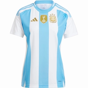 adidas Womens Argentina Home Jersey 24/25 (White/Blue Burst)