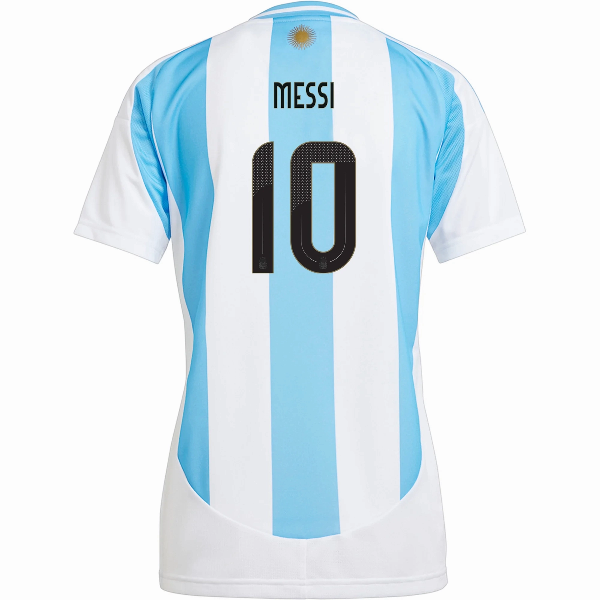 adidas Womens Argentina Lionel Messi Home Jersey 24/25 (White/Blue Burst)