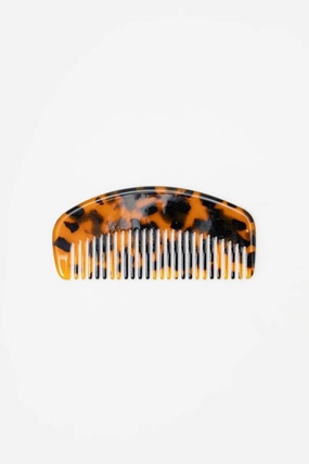 Antler Pocket Comb Tort Dark