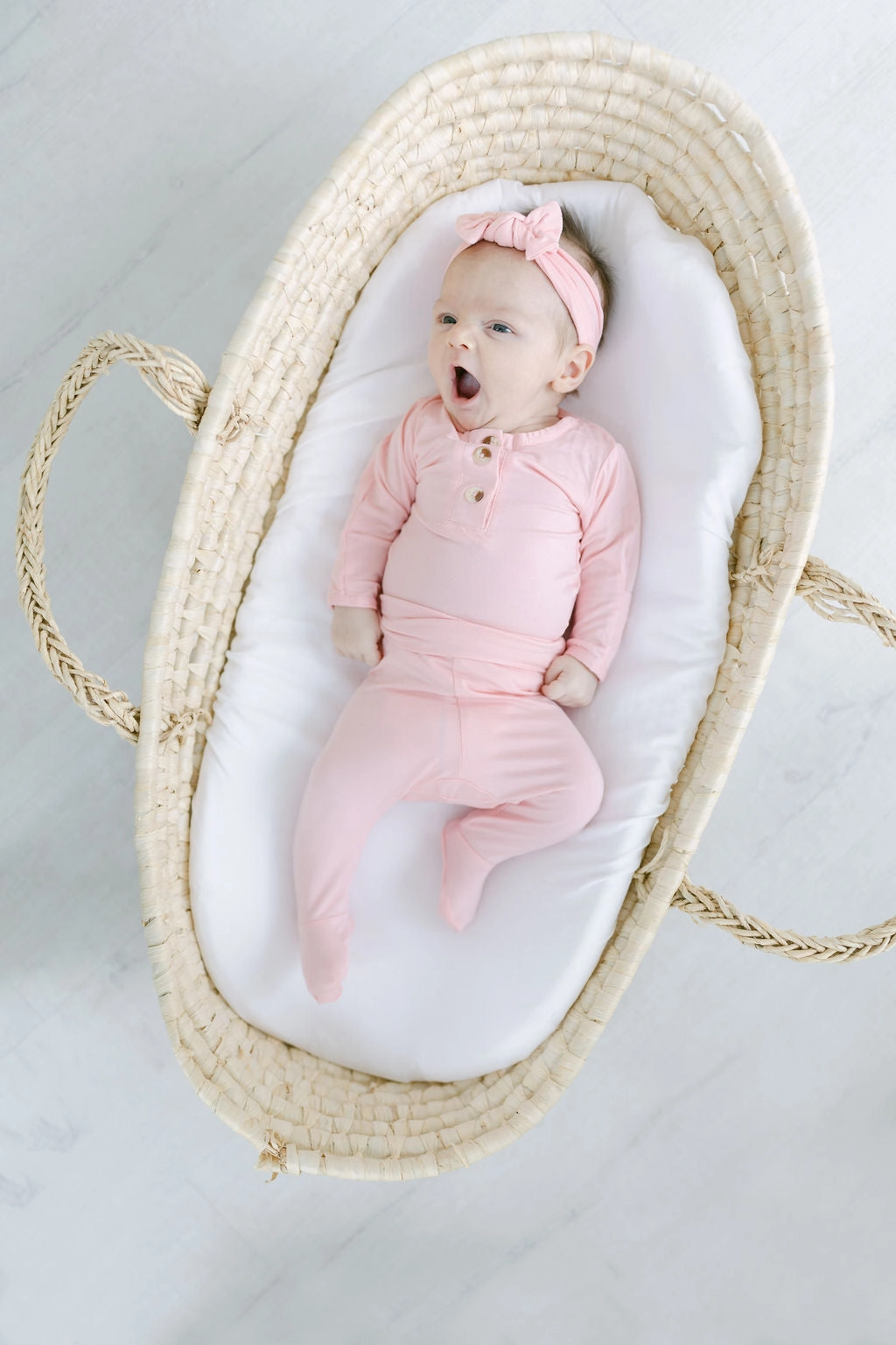 Aspen Outfit, Hat and Headband Set | Pink