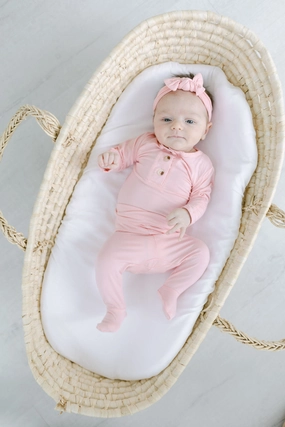 Aspen Outfit, Hat and Headband Set | Pink