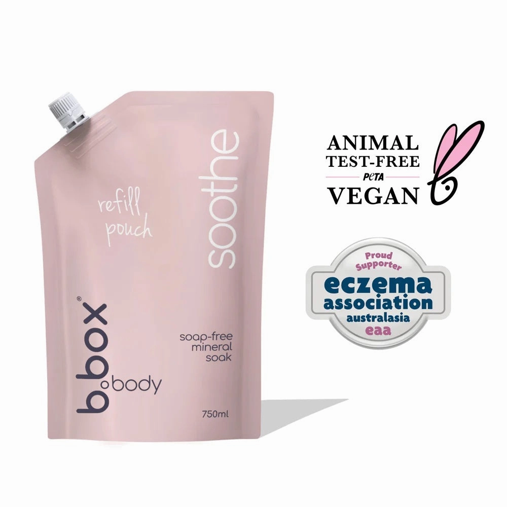 B.Box Soothe 750ml Mineral Soak Refill Pouch