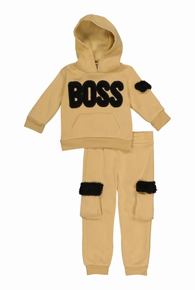 Baby Boys 12-24M Boss Graphic Pullover Hoodie and Joggers